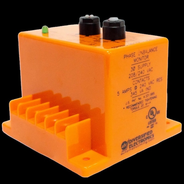 Phase Loss, Unbalance And Under Voltage Relay, 380VAC